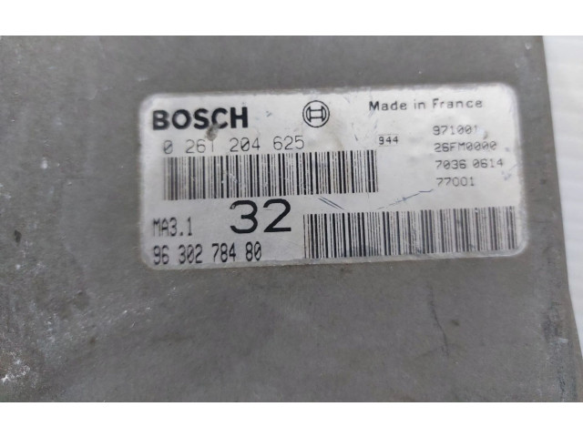 Řídící jednotka 9630278480, 0261204625   Peugeot 106 