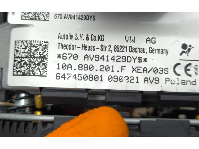 Подушка безопасности водителя 10A880201E, 367416257   Volkswagen ID.3