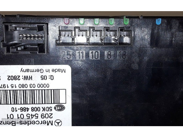 Řídící jednotka 5DK00848610, 2095450101   Mercedes-Benz CLK A209 C209 2003