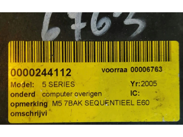 Řídící jednotka 6767281, 6767281   BMW M5 2021