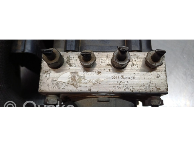 Jednotka ABS 51935195, 0265260174   Lancia Ypsilon 2013