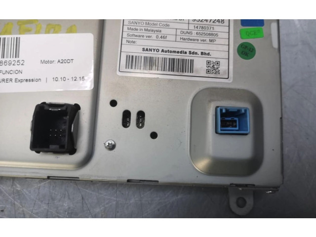 Дисплей    95247248, 95247248   Opel Zafira C