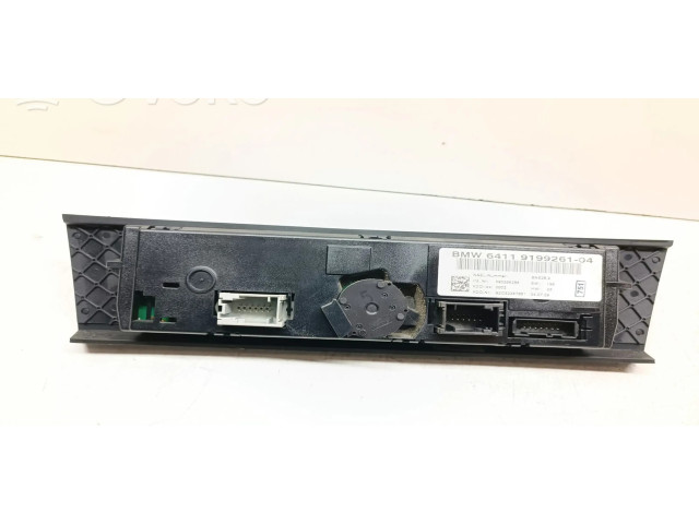 Блок управления климат-контролем 9199261, 64119199261   BMW 3 E92 E93