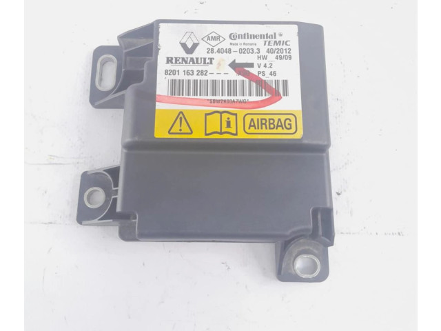 Блок подушек безопасности 8201163282, CENTRALITAAIRBAG   Renault Sandero I