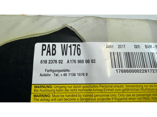 Подушка безопасности пассажира A1768600002   Mercedes-Benz GLA W156