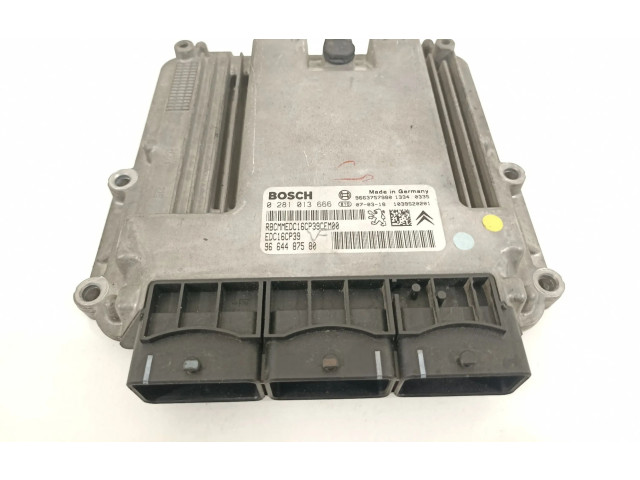 Блок управления двигателя 9664487580, 0281013666   Citroen C-Crosser