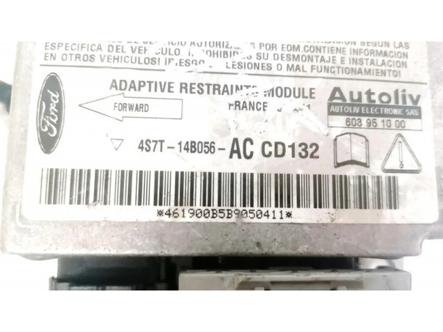 Блок подушек безопасности 4S7T14B056AC, 4S7T-14B056-AC   Ford Mondeo Mk III