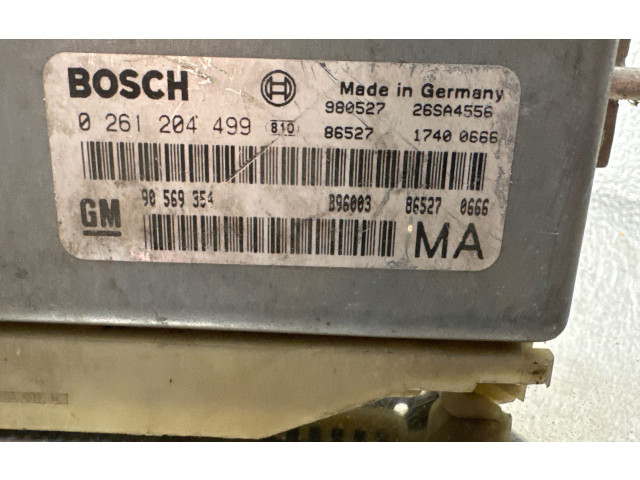 Řídící jednotka 0261204499, 90569354   Opel Vectra B 1998