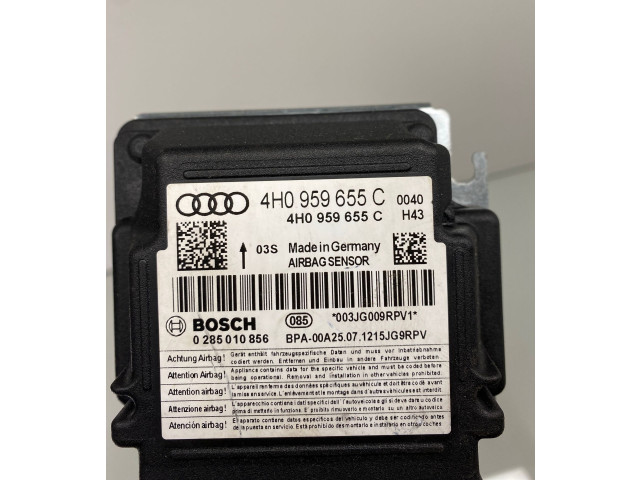 Блок подушек безопасности 4H0959655C, 0285010856   Audi A6 S6 C7 4G
