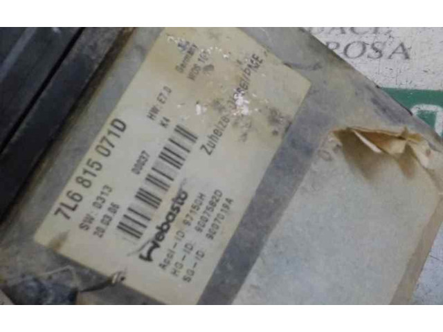 Вентилятор печки    7L6815071F, 7L6815071D   Volkswagen Touareg I