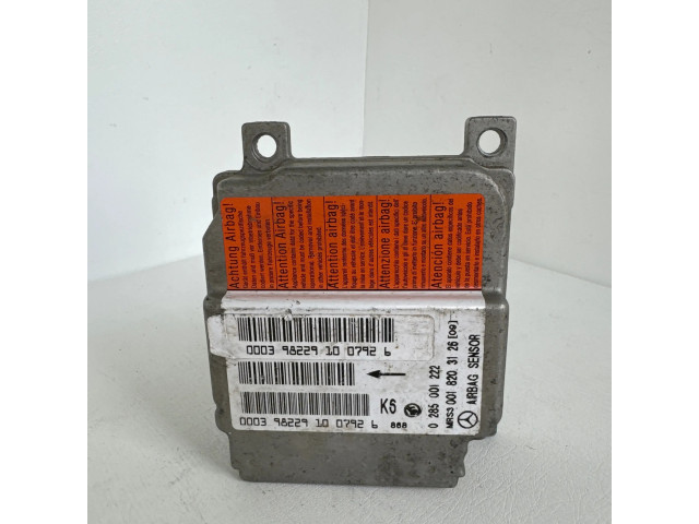 Блок подушек безопасности 0018203126, 0285001222   Mercedes-Benz A W168