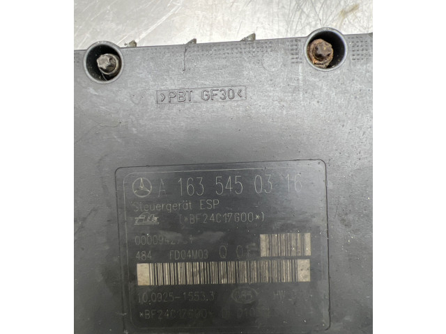 Jednotka ABS A1635450316, BF24017G00   Mercedes-Benz ML W163 2000