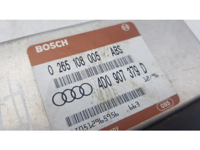 Блок управления АБС 4D0907379D, 0265108005   Audi A4 S4 B5 8D