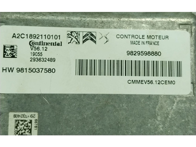 Řídící jednotka 1635064480, 9815037580   Peugeot 2008 I 2019