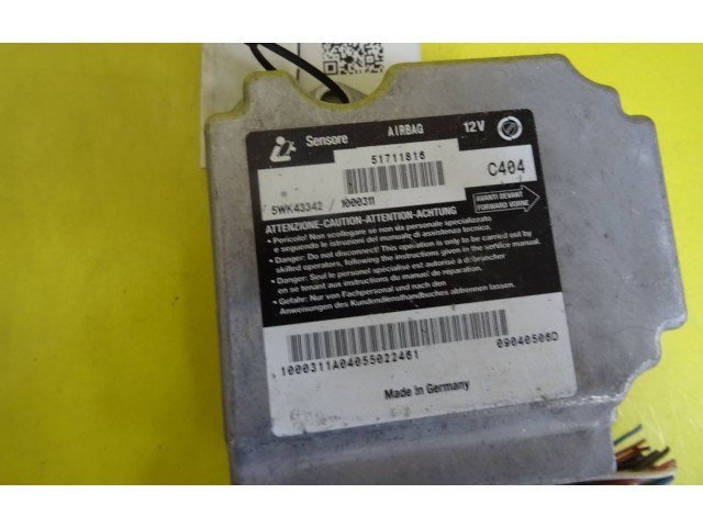 Блок подушек безопасности 51711816, 5WK43342   Fiat Stilo