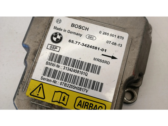 Блок подушек безопасности 0285001870, 3424581   BMW X3 E83