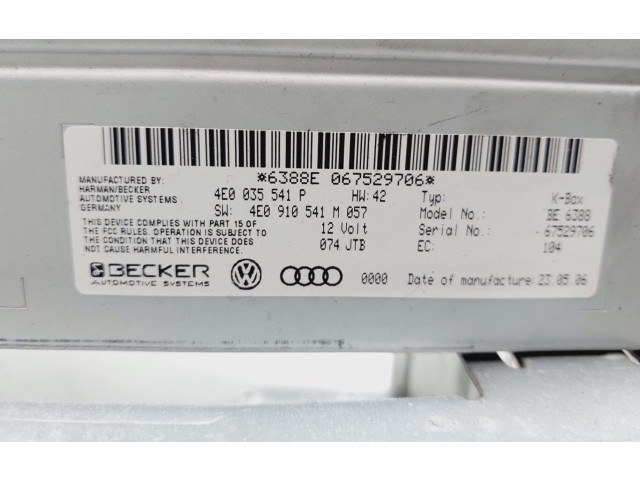 Řídící jednotka 4E0910541M   Audi Q7 4L 2006
