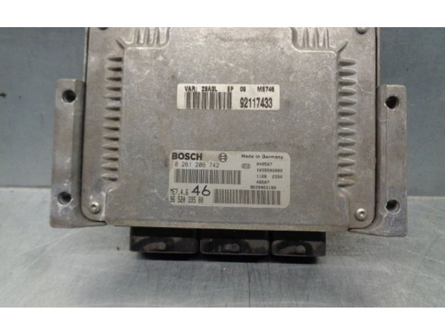 Řídící jednotka 9652033580, 0261206742   Peugeot 607 2004
