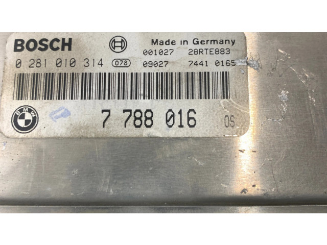 Řídící jednotka 7788016, 0281010314   BMW 5 E39 1999