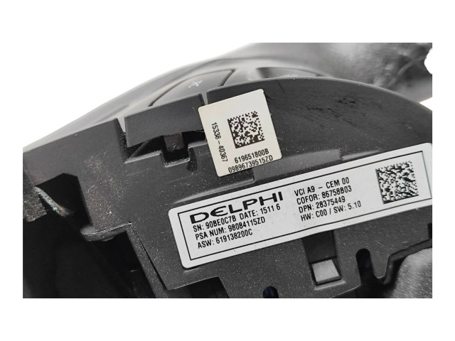 Volant Peugeot 2008 I 2016 98084115ZD, 619651800B  