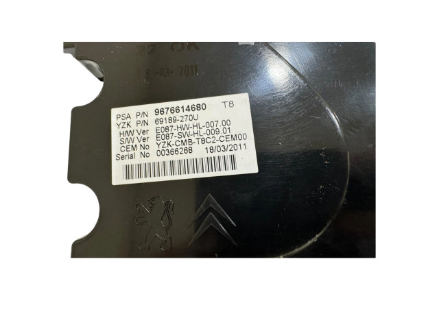 Přístrojová deska  Peugeot 3008 I 2010 9676614680, 00366268  