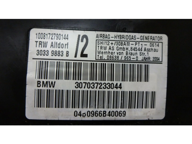 Подушка безопасности двери 30339883B   BMW X5 E53