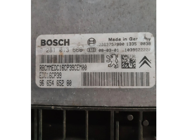 Řídící jednotka 0281013666   Peugeot 4007 2008