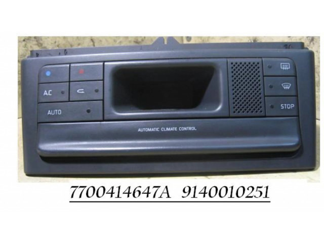 Блок управления климат-контролем 7700414647A, 9140010251   Renault Laguna I