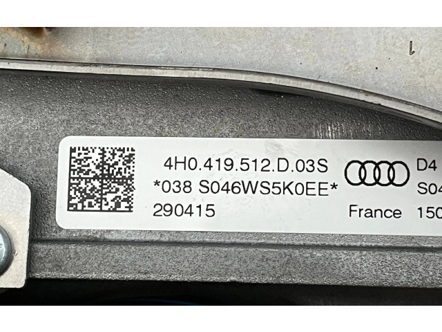    Рулевая рейка 4H0419512D, 4H0907705K   Audi A8 S8 D4 4H 2010 - 2016 года