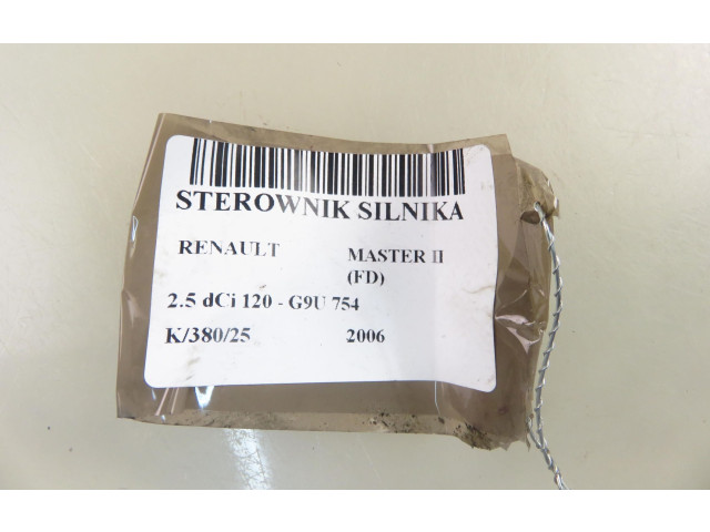 Řídící jednotka 8200311550, 0281011940   Renault Master II 2006