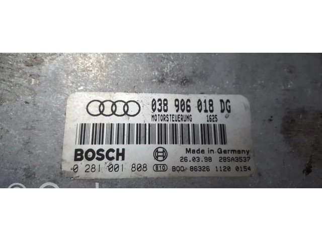 Блок управления двигателя 038906018dg, 028100180828sa3537   Audi A6 S6 C5 4B