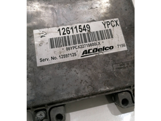 Řídící jednotka 12611549, 12597125   Chevrolet Malibu 2008