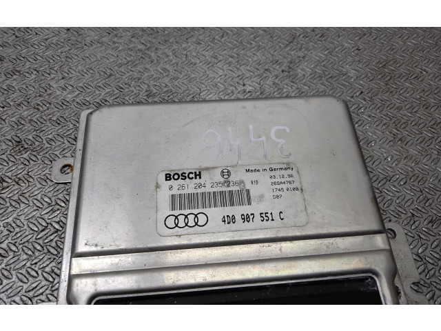 Řídící jednotka 4D0907551C, 0261204235   Audi A8 S8 D2 4D 1997