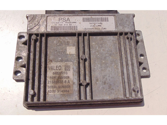 Блок управления двигателя 9610493180   Citroen XM