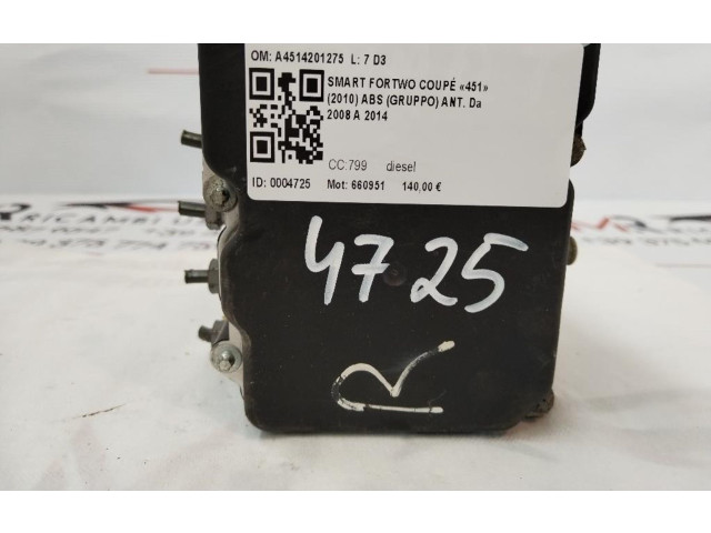 Jednotka ABS 660951   Smart ForTwo II 2008