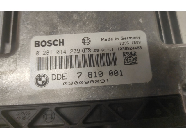 Řídící jednotka 0281014239, 7810001   BMW 1 E81 E87 2006