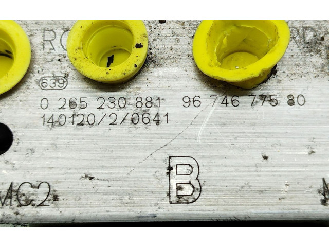 Jednotka ABS 1607510480, 9647677580   Peugeot 5008 2014