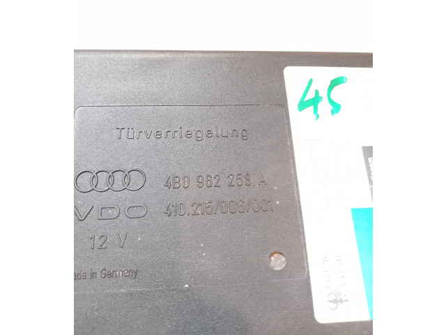 Блок комфорта 4B0962258A, 410215006001   Audi A6 S6 C4 4A   