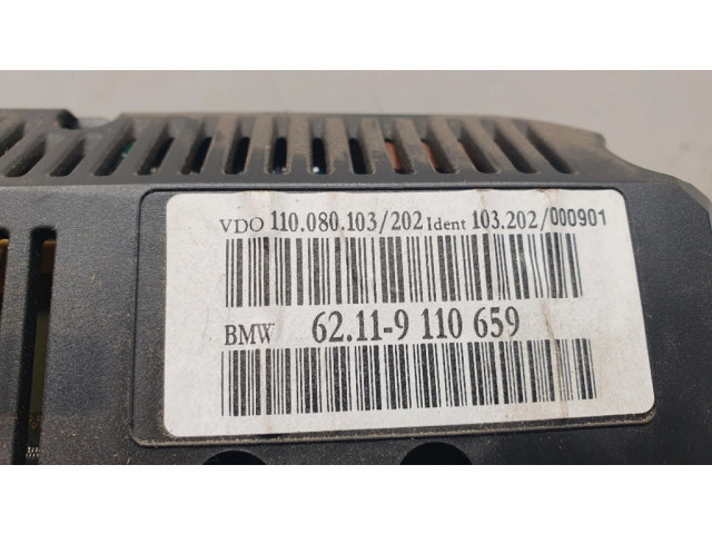 Přístrojová deska  BMW 7 E65 E66 2006 9110659, 62119110659  