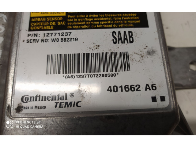 Блок подушек безопасности 12771237, W0582219   Saab 9-3 Ver2
