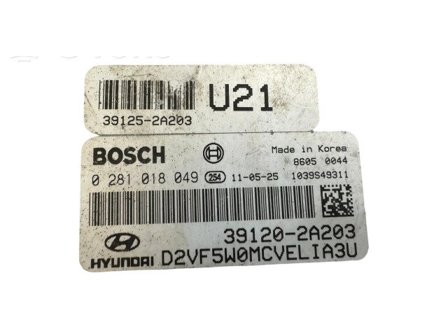 Řídící jednotka 391202A203, 391252A203   Hyundai i40 2012