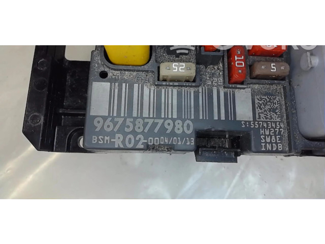 Pojistková skříňka Řídící jednotka BSM 1613316380   Peugeot 5008 2013