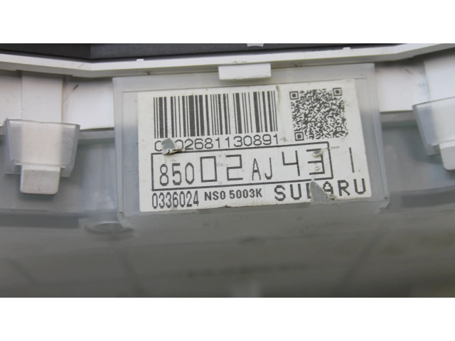 Přístrojová deska  Subaru Outback 2010 85002AJ43  