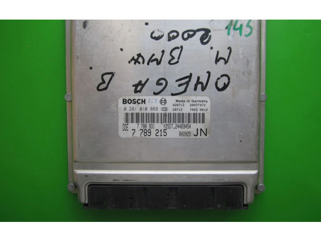 Řídící jednotka 7789215, 0281010869   Opel Omega B2 2002