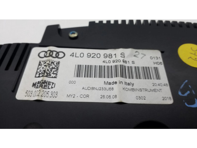 Панель приборов 4L0920981S, 503002205303   Audi Q7 4L       