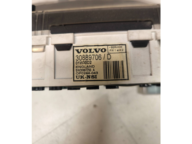 Pojistková skříňka Спидометр (приборный щиток) 30889706, TP0244043   Volvo S40, V40 2001