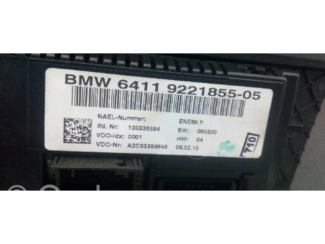 Блок управления климат-контролем 64119221855   BMW 3 E92 E93