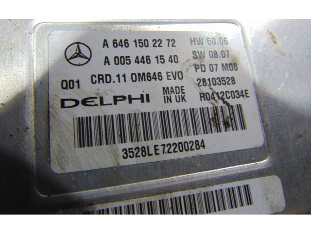 Řídící jednotka A6461502272, 28103528   Mercedes-Benz C W204 2011