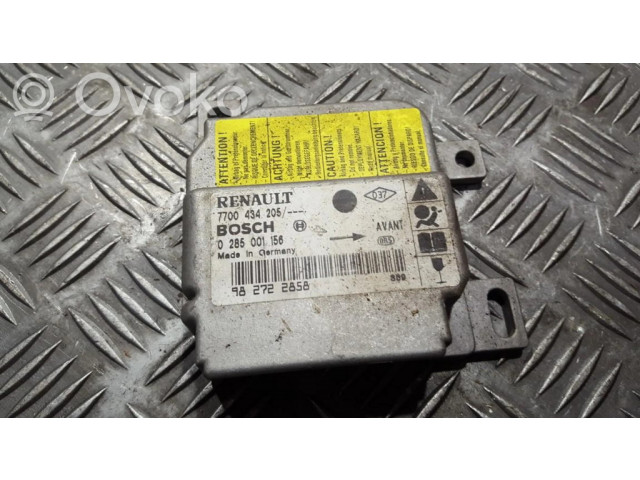 Блок подушек безопасности 0285001156, 7700434205   Renault Clio II