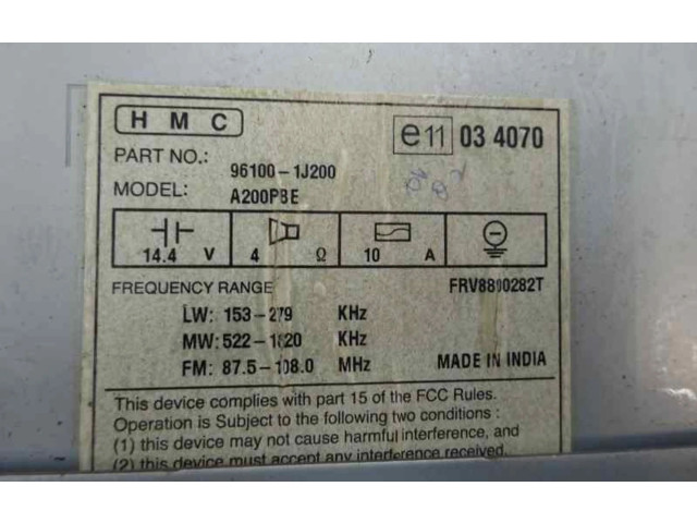 Vstřikovací lišta 96100-1J200   Hyundai i20 (PB PBT)    G4LA 
